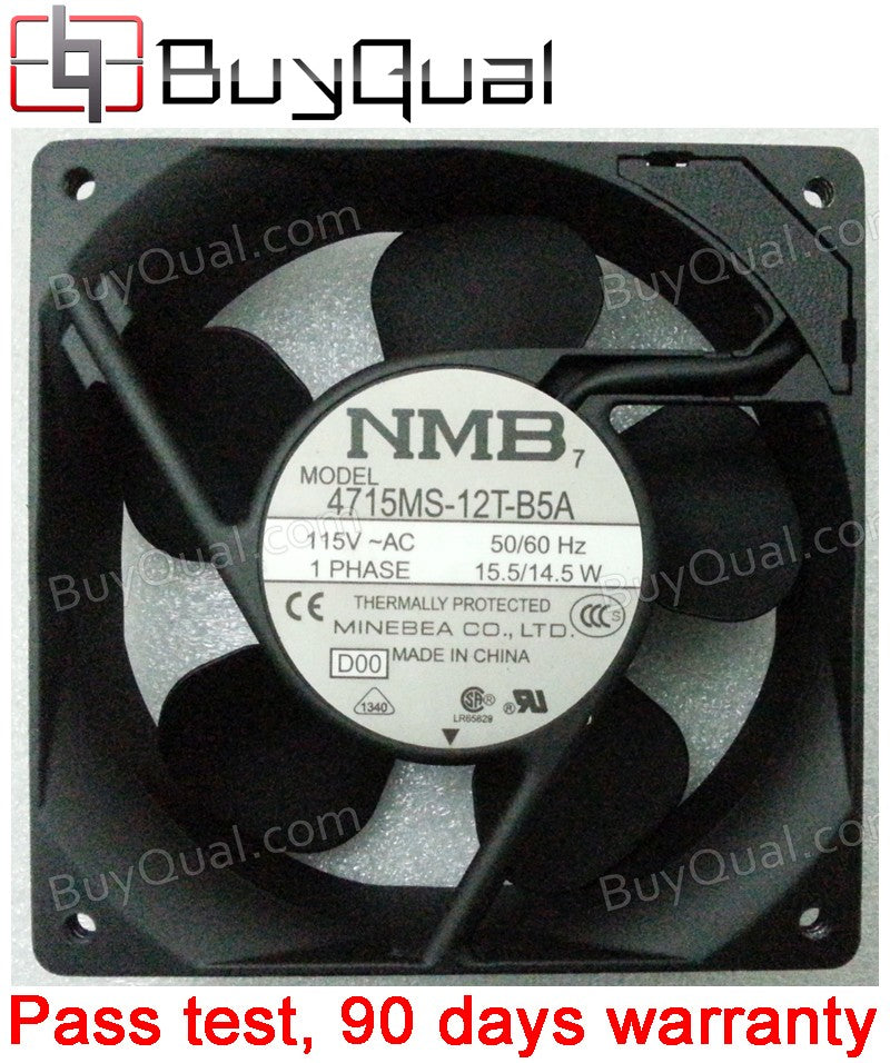 NMB 4715MS-12T-B5A 115V 15.5/14.5W Cooling Fan - Original New NMB 4715MS-12T-B5A 115V 15.5/14.5W Cooling Fan - Original New